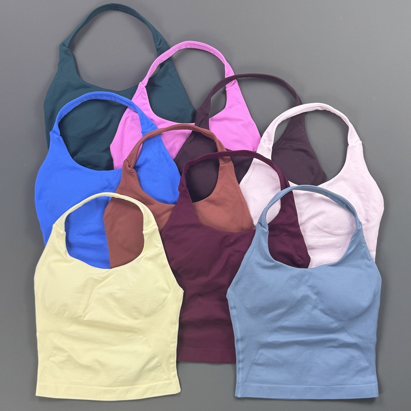 Running Gear Vest - Женский спортивный топ-халтер на бретелях, без