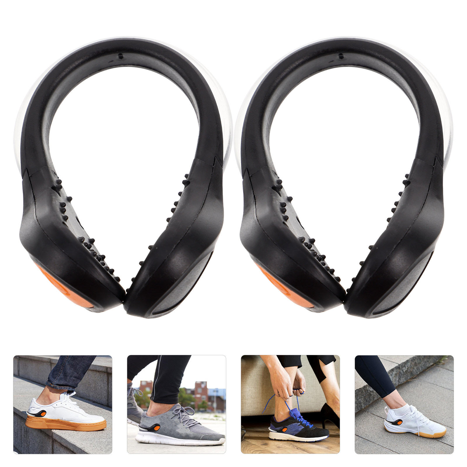 Running Gear Night - 2 шт. светодиодных фонарей-клипс для обуви,