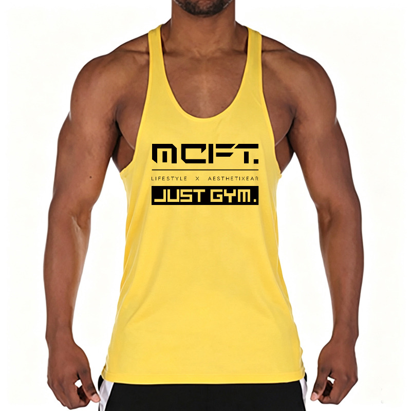 Running Gear Vest - Мужская хлопковая майка для тренировок, спортивная