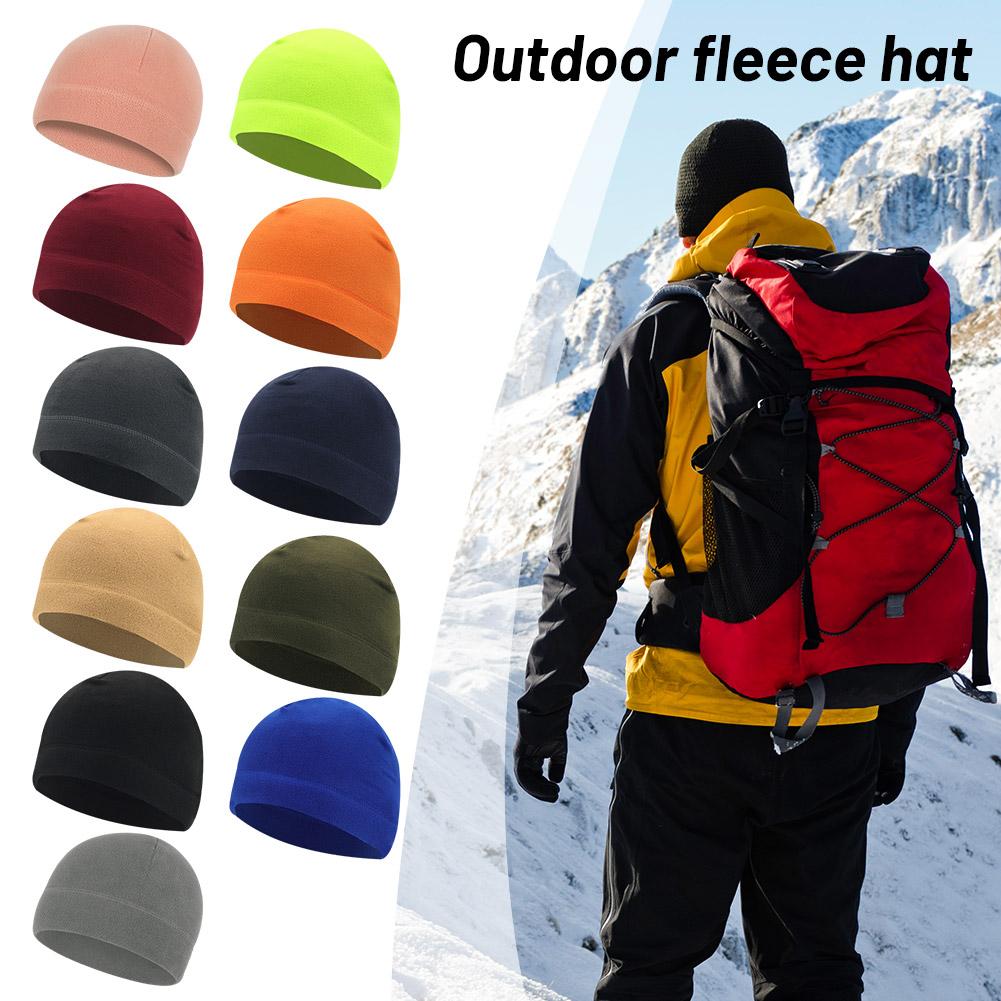 Running Gear Outdoor - Зимняя флисовая шапка унисекс: теплая, ветрозащитная,