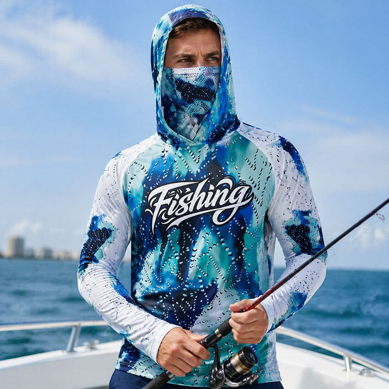 Running Gear Outdoor - Футболка для рыбалки и активного отдыха