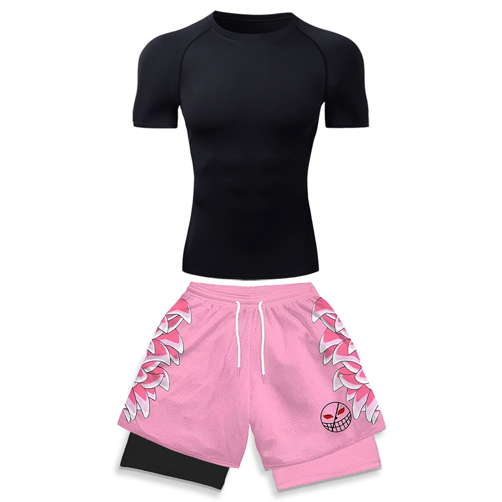Running Jogging Gear - Высокоэластичная спортивная одежда для мужчин: белая