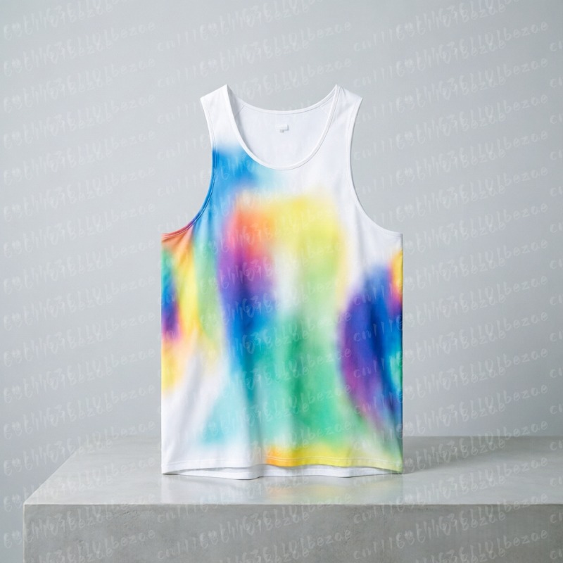Running Gear Vest - Спортивная майка с волнистыми полосками, дышащая