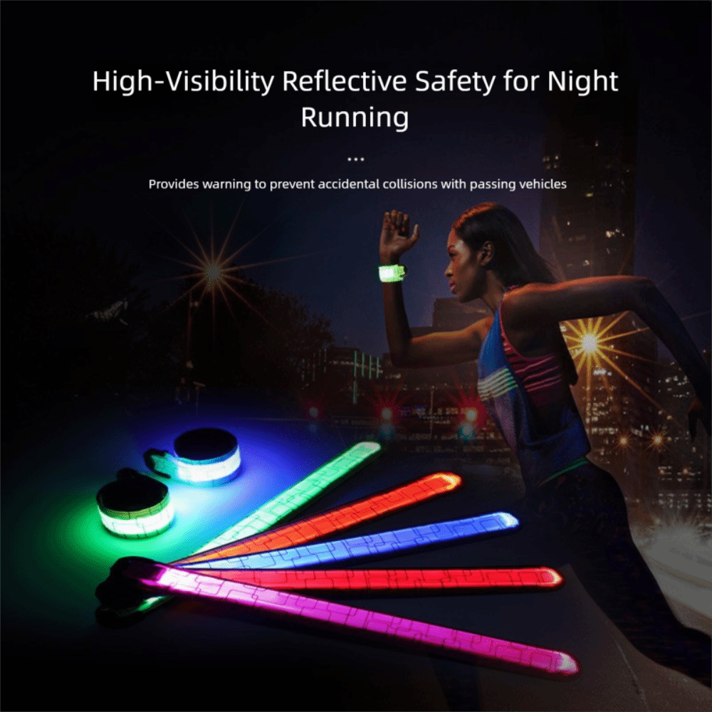 Running Gear Night - Стиль батареи, браслет для ночного бега,