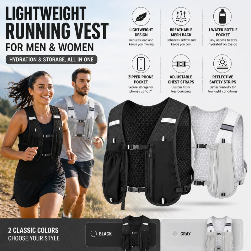 Светоотражающий легкий жилет д – обзор и цена Running Gear Storage