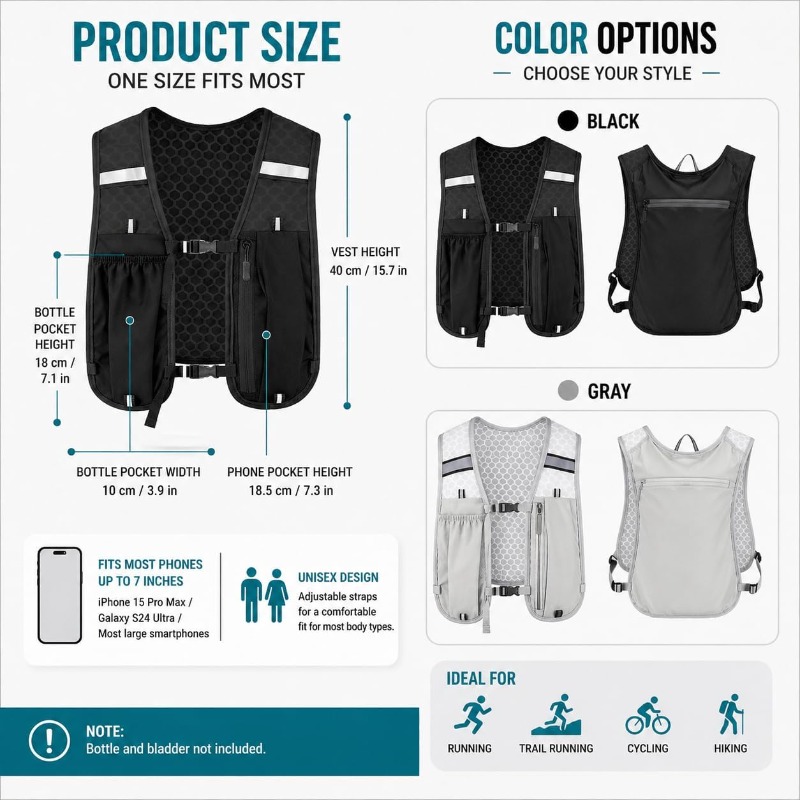 Светоотражающий легкий жилет д – обзор и цена Running Gear Storage