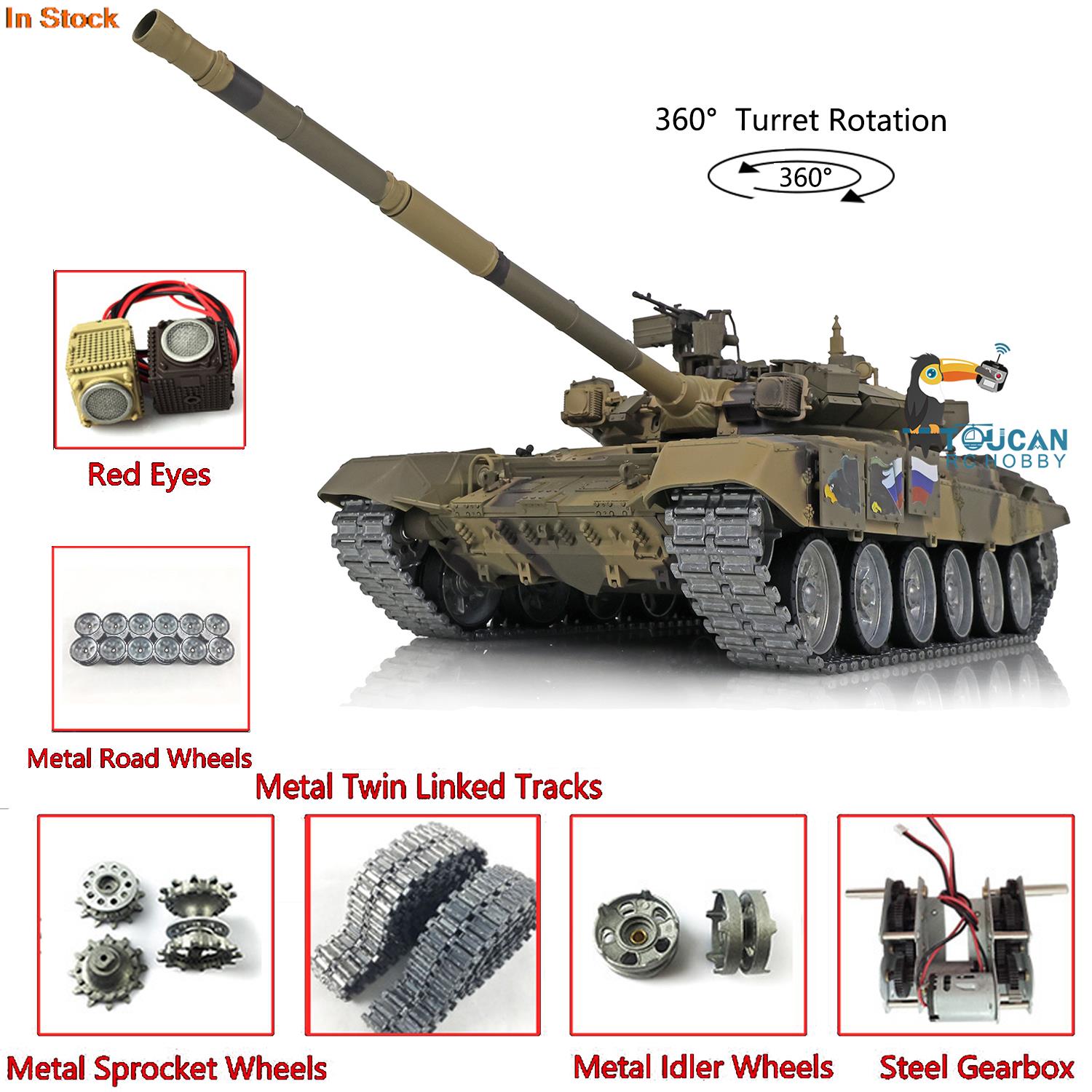 HENG LONG 1/16 7,0 T90 Танк с  – обзор и цена Running Gear Box
