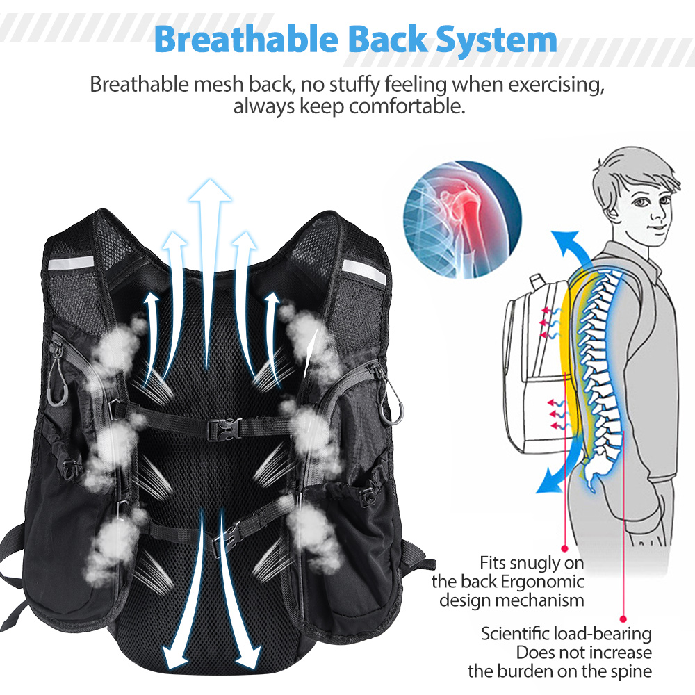 Рюкзак для бега, жилет с сумко – обзор и цена Running Gear Vest