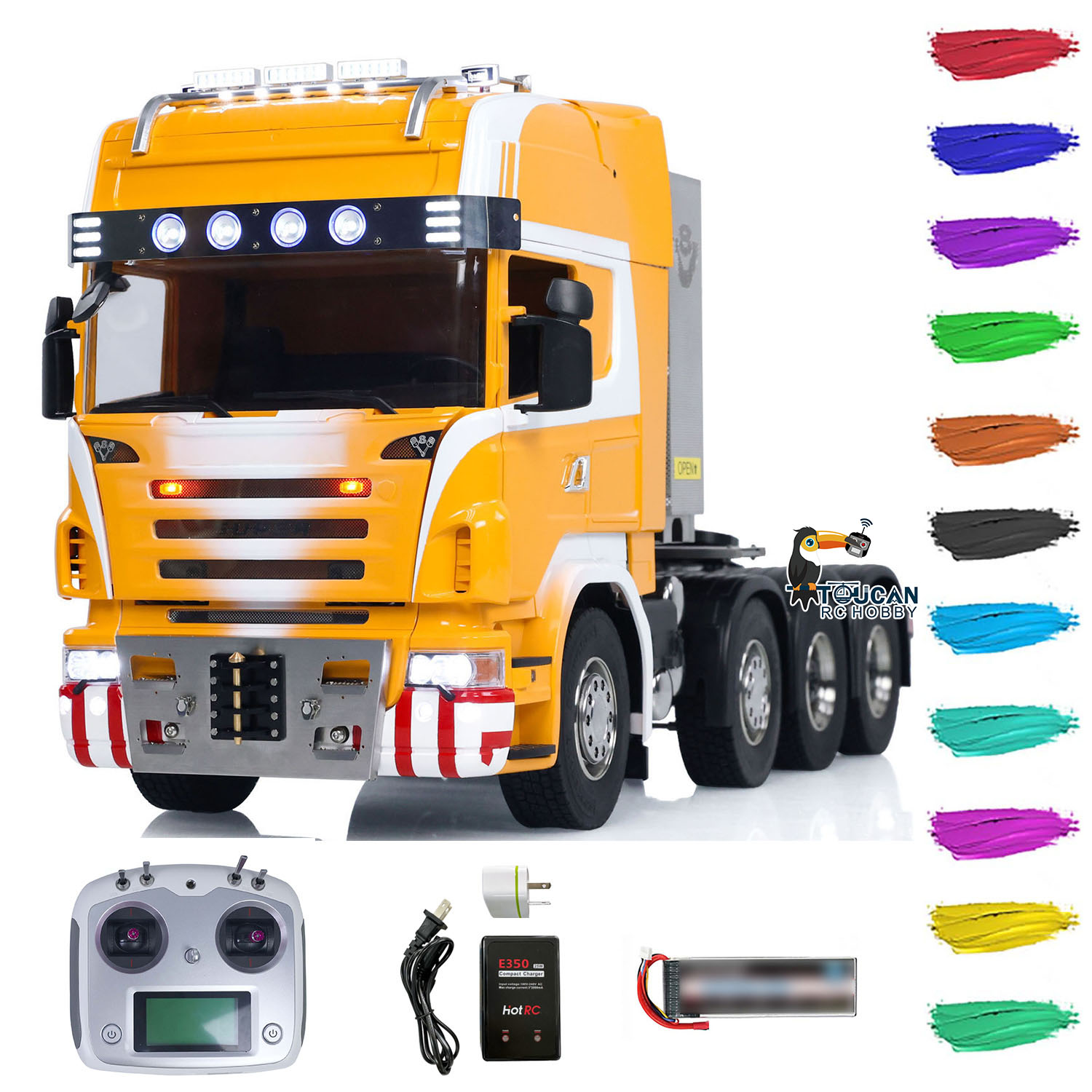 Игрушка 1/14 8x8 R620 RC Тракт – обзор и цена Running Gear Box