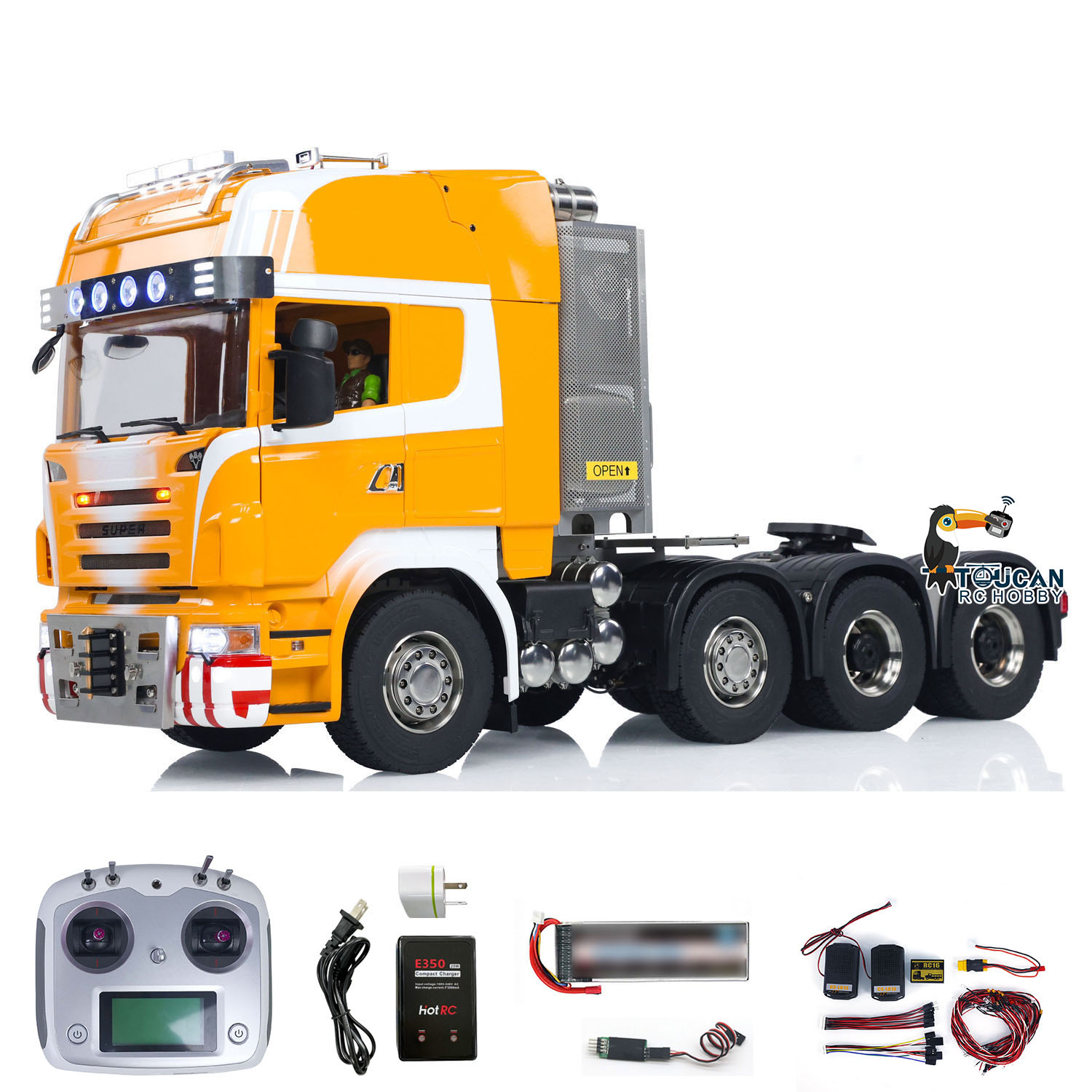 Игрушка 1/14 8x8 R620 RC Тракт – обзор и цена Running Gear Box