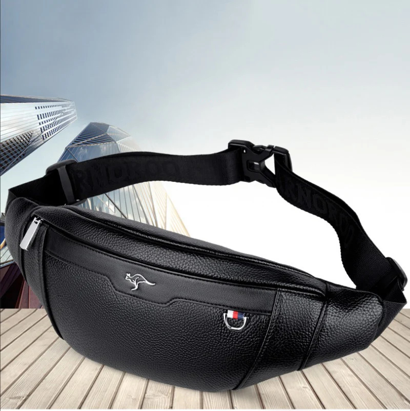 Мужская кожаная поясная сумка- – обзор и цена Running Gear Bag