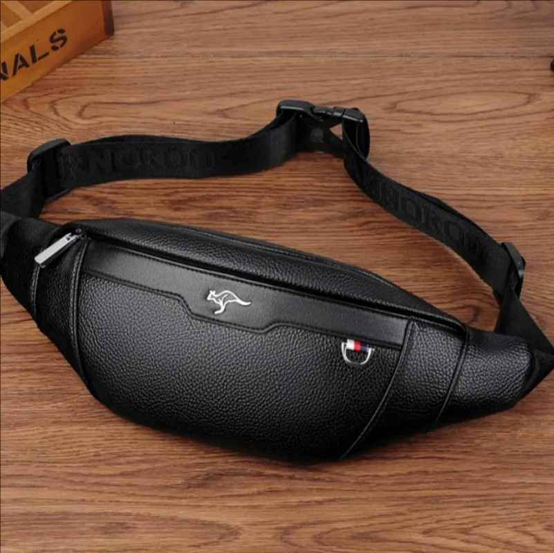 Мужская кожаная поясная сумка- – обзор и цена Running Gear Bag