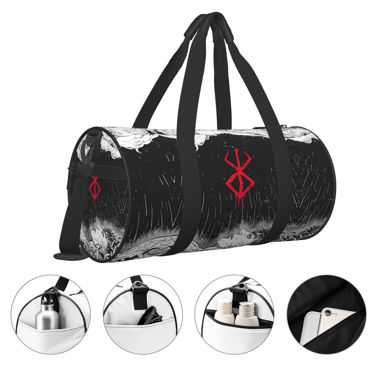 Японская аниме Bereserk спорти – обзор и цена Running Gear Bag