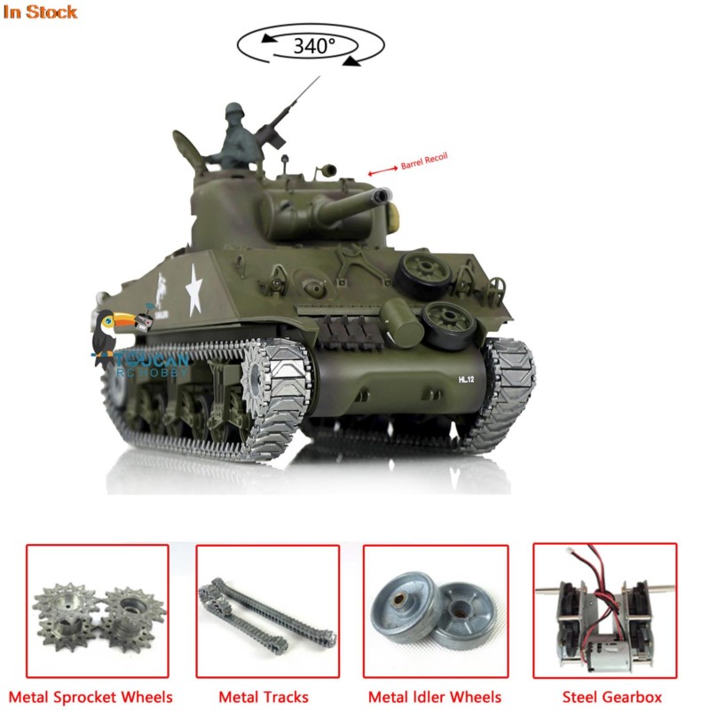 Радиоуправляемый танк HENG LON – обзор и цена Running Gear Box