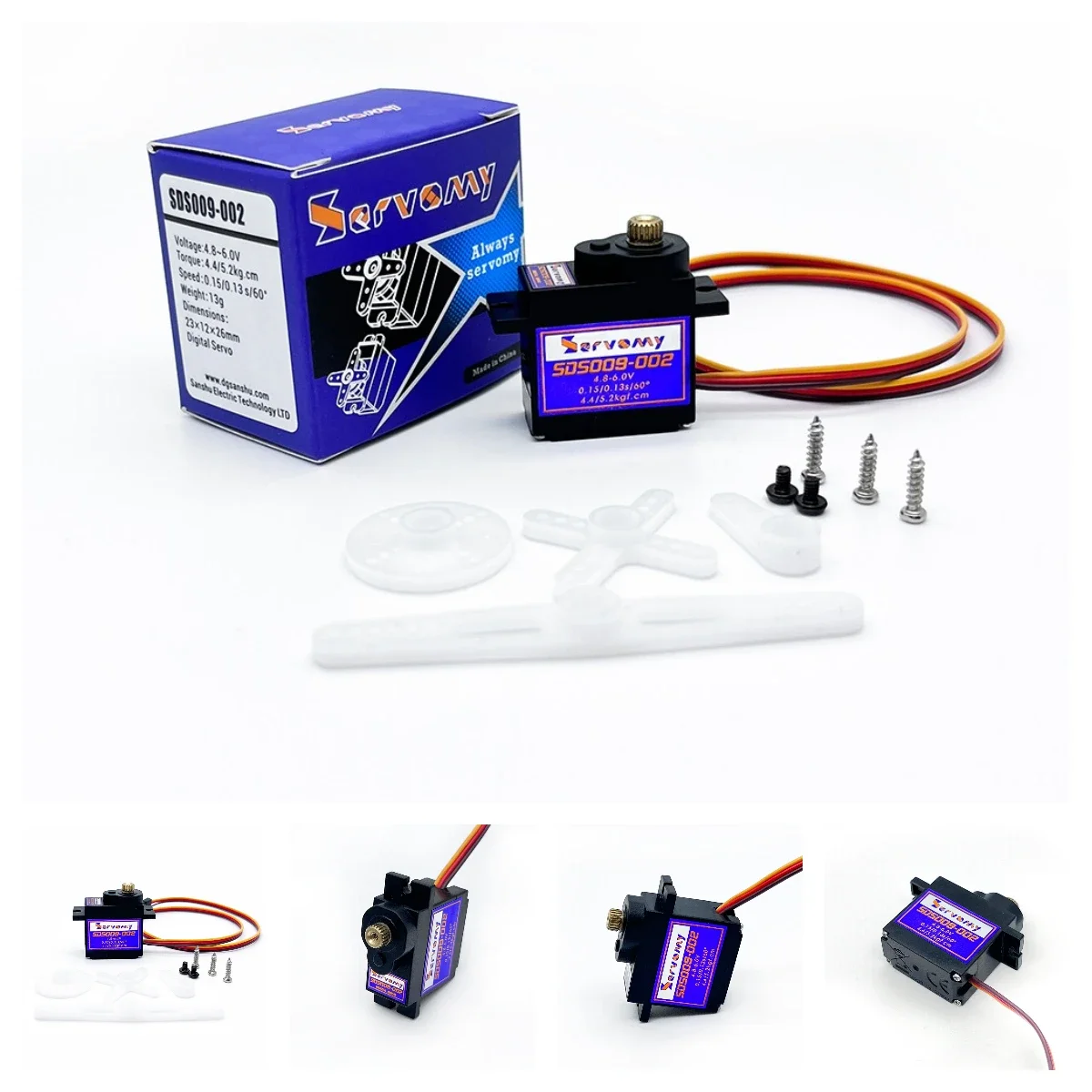 4 шт. сервоприводы SDS009-02 9 – обзор и цена Running Gear Car