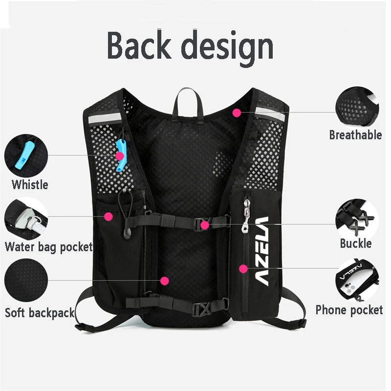 Рюкзак с жилетом для гидратаци – обзор и цена Running Gear Vest