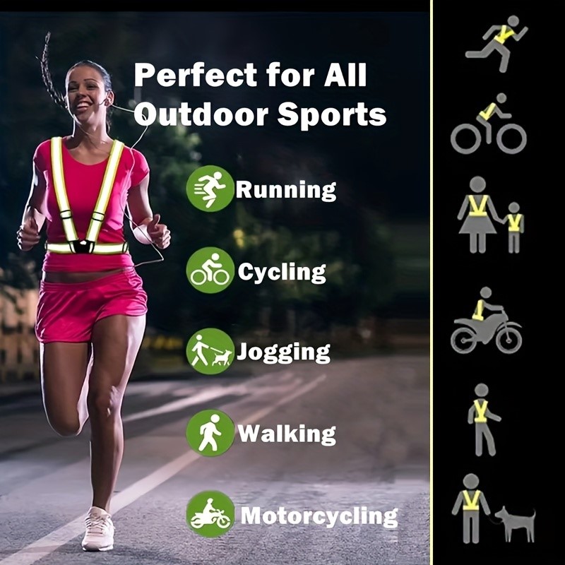 Светоотражающий защитный жилет – обзор и цена Running Gear Night