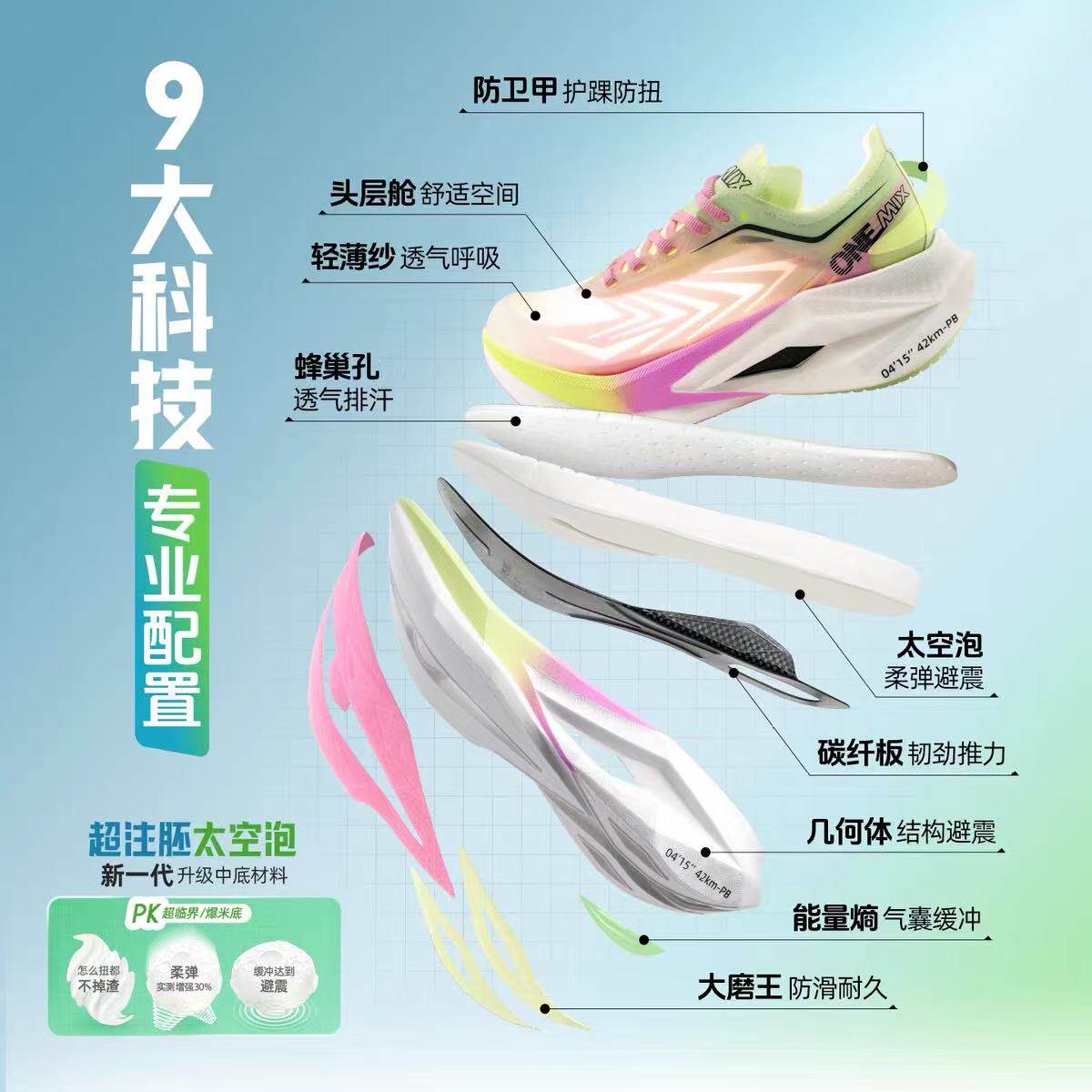 Женские марафонские кроссовки  – обзор и цена Running Shoe Carbon